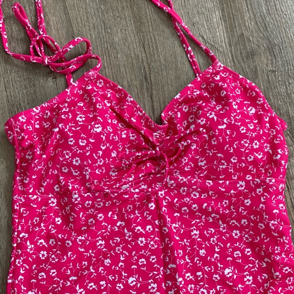 Pink Fuchsia One Piece Swimsuit - Picture 3 of 4
